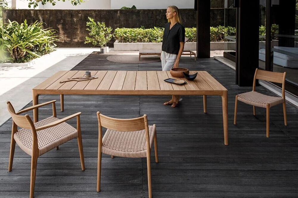 Lima Esstisch von Gloster. Premium Teak Verarbeitung