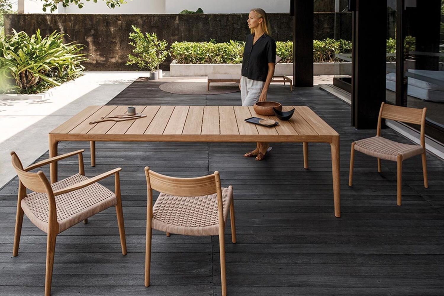 Lima Esstisch von Gloster. Premium Teak Verarbeitung