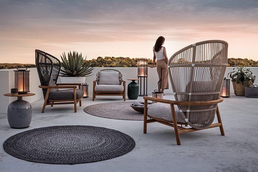 Gloster Fern Kollektion - moderne Outdoor-Möbel mit natürlicher Eleganz