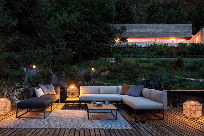 Gloster Maya Lounge - elegante Outdoor-Lounge für Garten und Terrasse