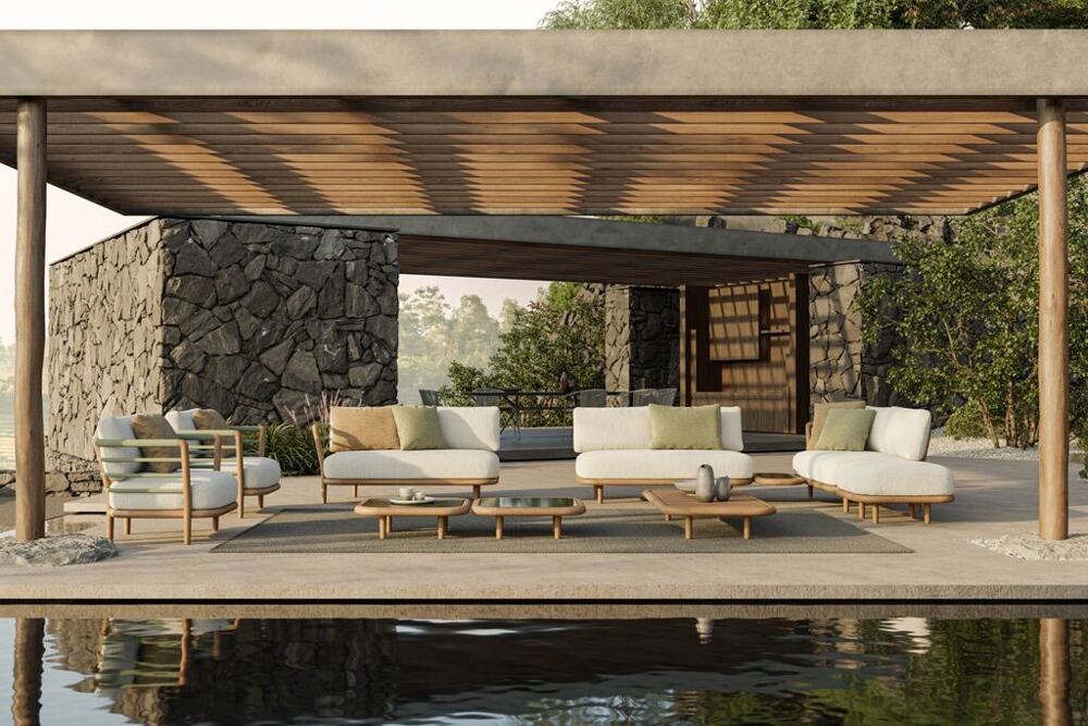Royal Botania Archy Lounge Outdoor Lounge modular Teakholz